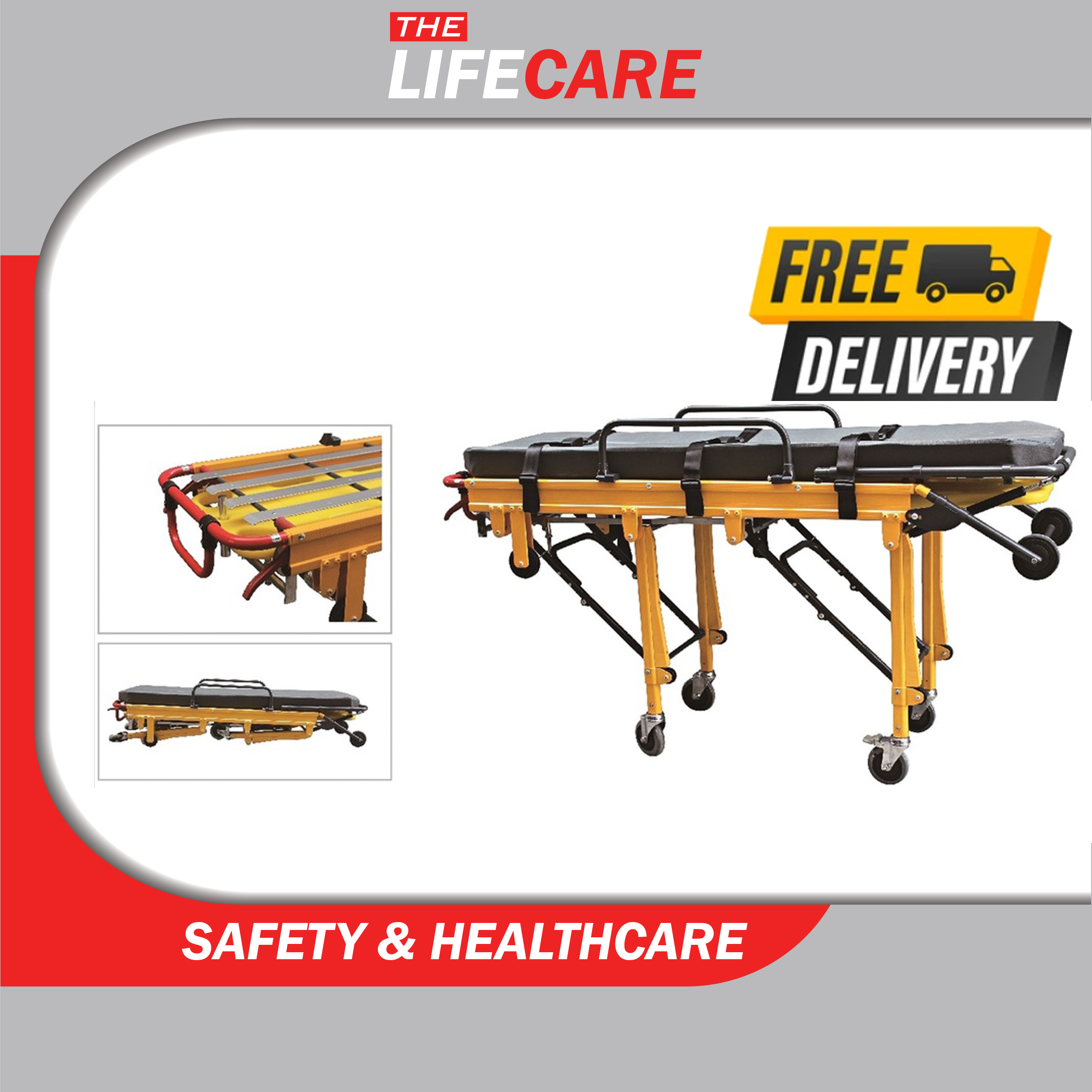 MDA Approved Premium Ambulance Stretcher